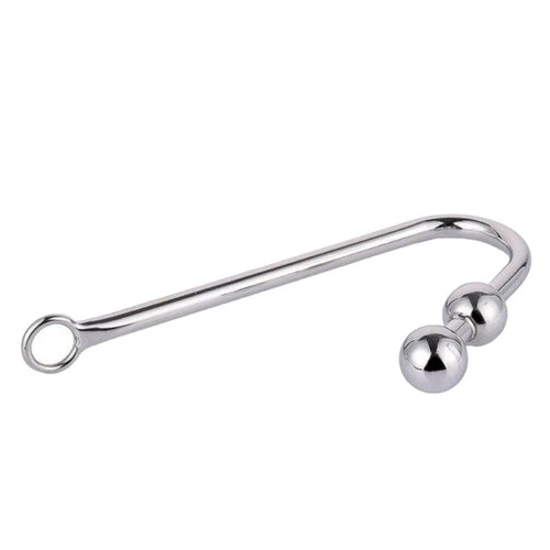 Anal Two Balls Pleasurable 4417 Stainless Steel Hook 0312